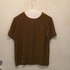 Top in velvet gold Cos